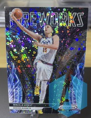 2021-22 Panini Prizm Fireworks Fast Break Disco Prizm Nikola Jokic #5 Nuggets